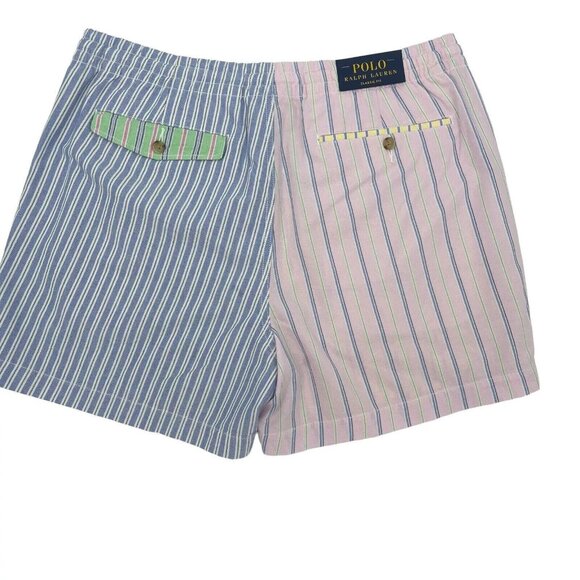Polo Ralph Lauren Large Classic Fit 5" Prepster Elastic Waist Chino Shorts Multi - Picture 7 of 11